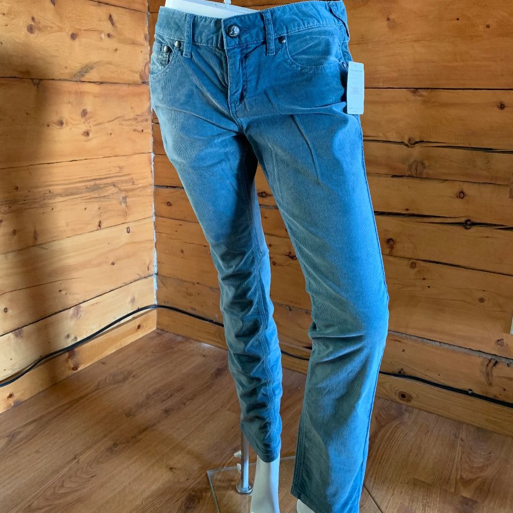 Free People Blue Corduroy Pants